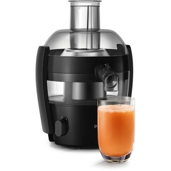Philips Viva Compact Juicer 500W with QuickClean Technology and 1.5L Juice Capacity