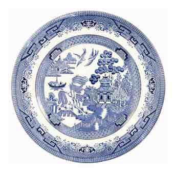 Blue Willow Salad Plate - 20cm