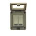 Powermaster IP55 2 Gang Outdoor Damp Proof Switch