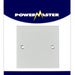 Powermaster 1 Gang Blanking Plate