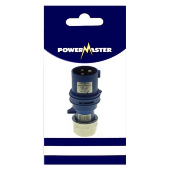 Powermaster 220V 16 Amp 2 Pin + Earth Plug