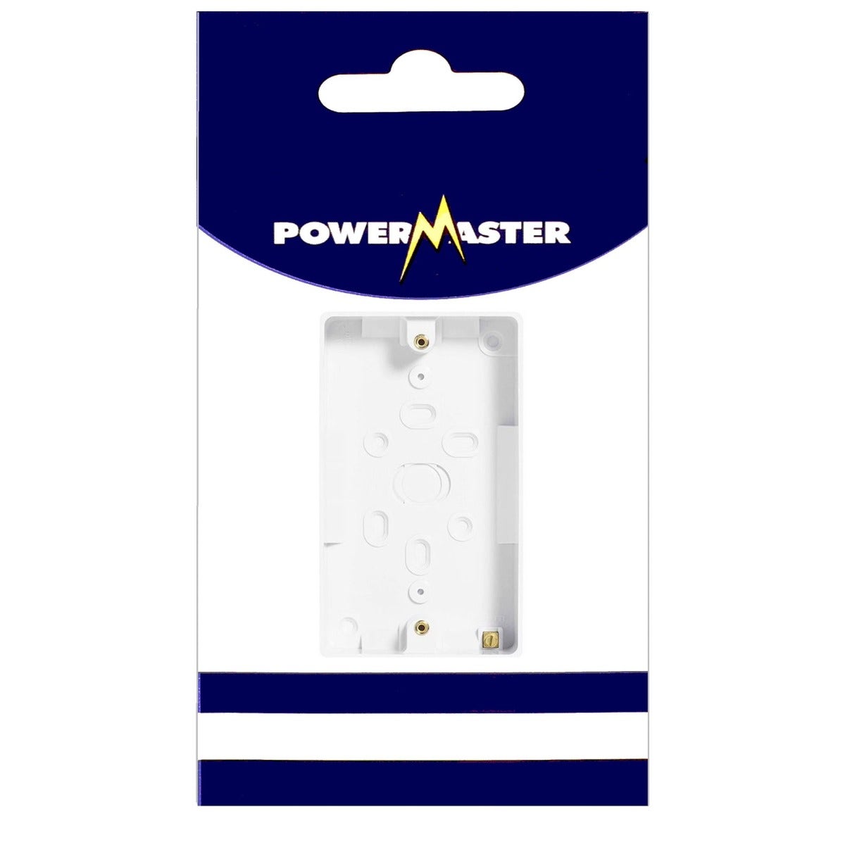 Powermaster 2 Gang 25mm Surface Pattress Box 