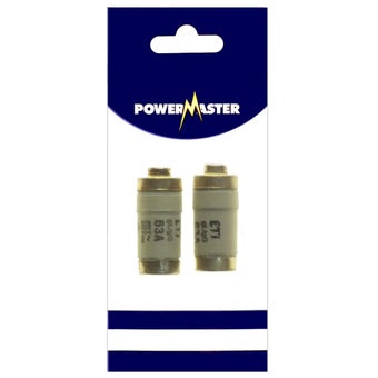 Powermaster 63 Amp Neozed Fuse - Pack of 2