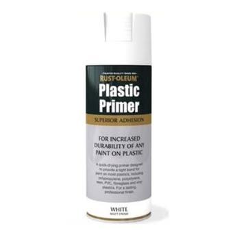 Rust-Oleum Plastic Primer Superior Adhesion White Matt 400ml