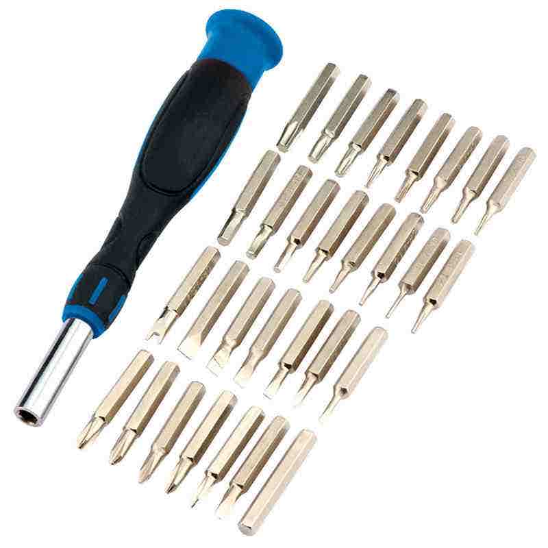 31 Piece Precision Screwdriver And Bit Set