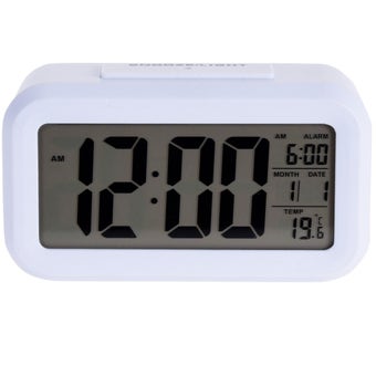 Segnale Digital Alarm Clock with Date & Temperature Display – 7x14cm