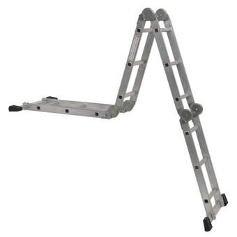 Proplus 4 Section Hinged Aluminium Ladder