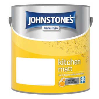 Johnstones Kitchen Matt Paint - Pure Brilliant White 2.5L