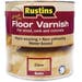 Rustins Quick Drying Floor Varnish Clear Satin 1L