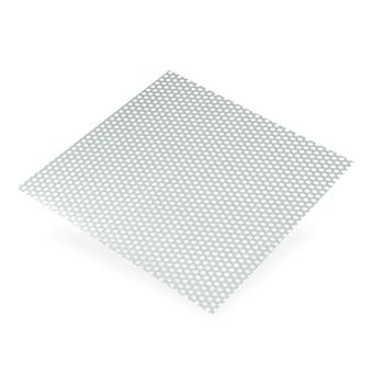 Raw Aluminium Perforated Sheet 500mm x 250mm