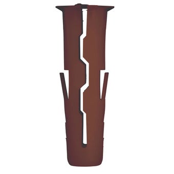 Rawlplug Uno Brown 7mm x 30mm Plastic Wall Plugs for Concrete Brickwork Stone and Plasterboard – Heavy-Duty Universal Fixings Pack of 288