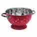 Red Stainless Steel Sieve - 25cm