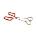 10" Food Tong With Red Handle