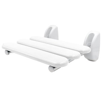 Ridder Fold-Down Shower Seat Pro White