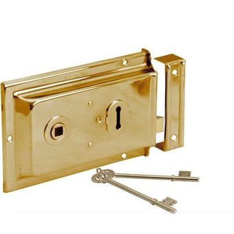 Brass Rimlock 6