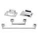 Tema Roma Chrome 4 Piece Bathroom Accessory Set