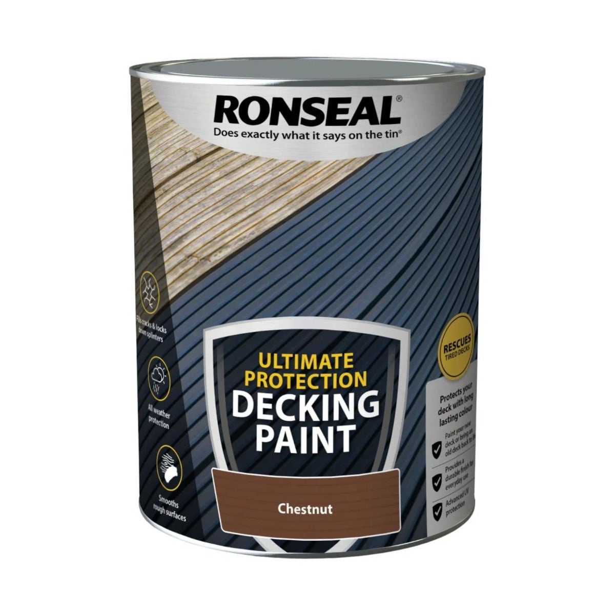 Ronseal Ultimate Decking Paint Chestnut 2.5L