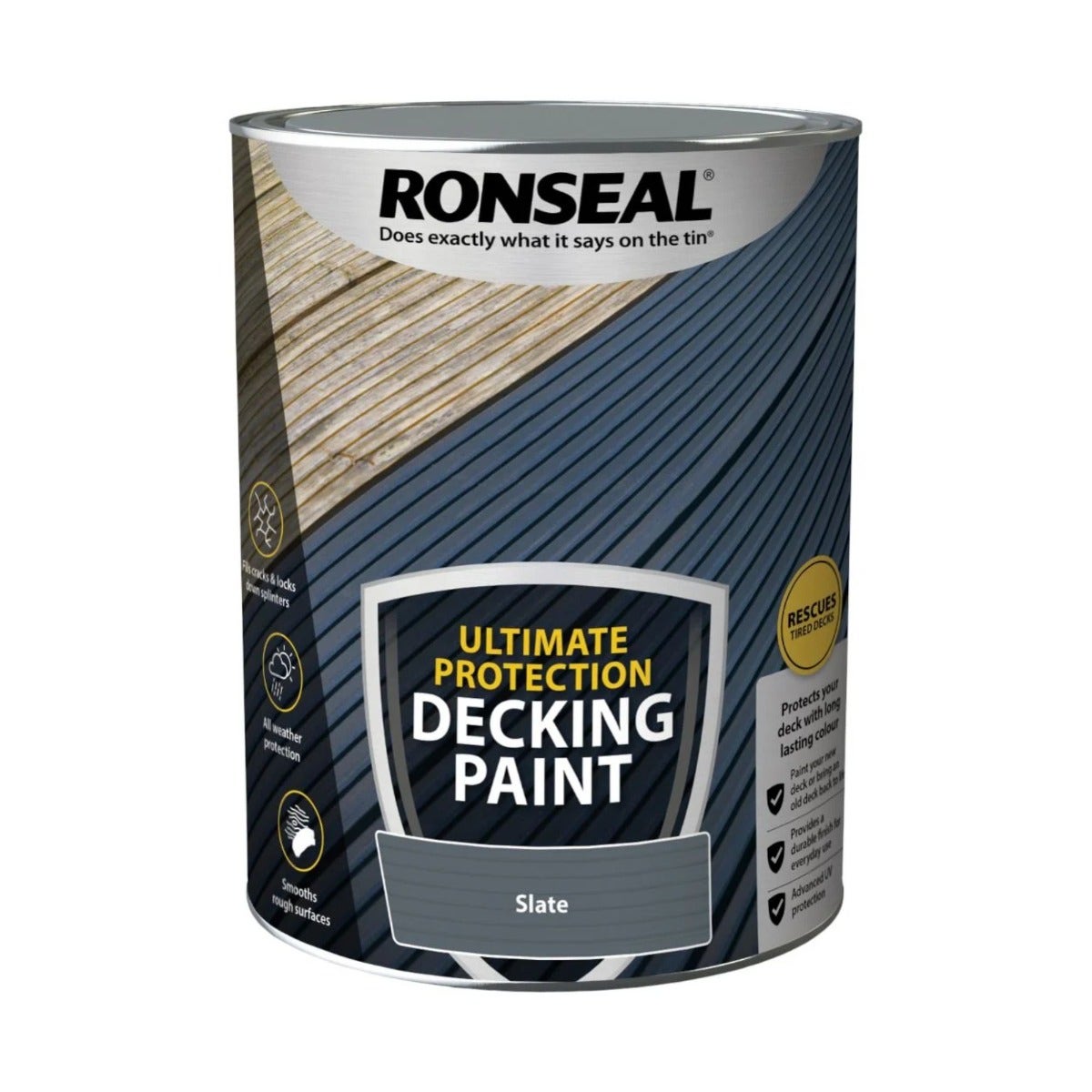 Ronseal Ultimate Protection Decking Paint Slate 2.5L