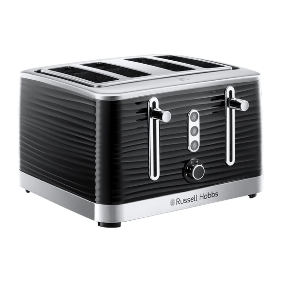 Russell Hobbs Inspire 4 Slice Black Toaster