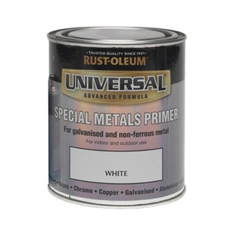 Rust-Oleum Universal Special Metal White Primer All-Surface Brush Paint 750ml
