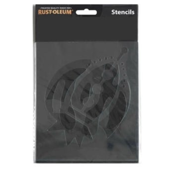 Rust Oleum Stencil Kit - Space I Decorative Stencil for Craft and Home Projects