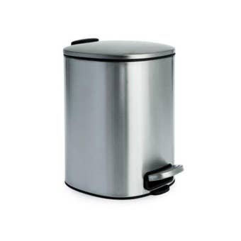 Blue Canyon Santorini 5L Bin - Chrome