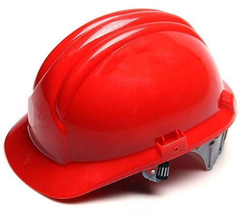 Red Safety Helmet