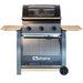 Sahara S350 Gas Barbecue with 3 Stainless Steel Burners, Viewing Window and Lift-Away Side Trays