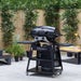 Sahara Storm 2 Burner Gas BBQ – Portable Cast Aluminium Grill with Tabletop Function and Foldable Shelves