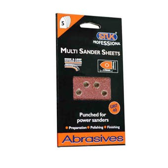 Stuk Multi Sander Sheets - 40 Grit