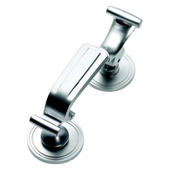 Doctors Door Knocker Satin Chrome - 6"  X 2"