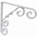 Ornaml Bracket 6in White