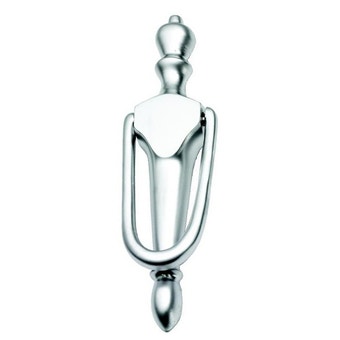 Satin Chrome Belgravia Door Knocker - 190 x 51mm