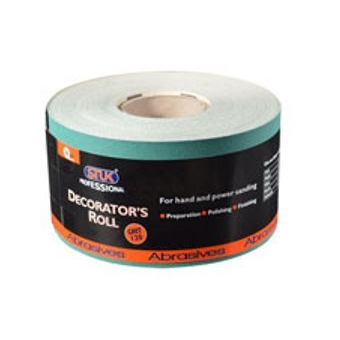 180 Grit Green Sandpaper - sold by metre