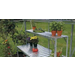 Vitavia Aluminium Top Tier Staging - Silver 121cm x 28cm x 39cm
