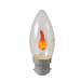 3W Flicker Flame Candle BC Light Bulb