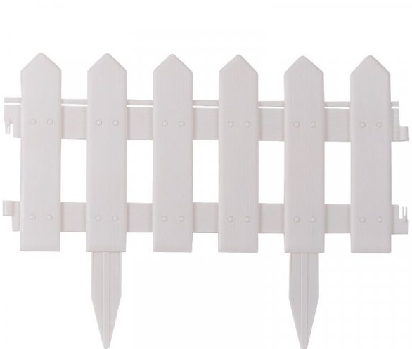 PicketFence, White, 20cm x 1.6m