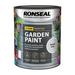 Ronseal Garden Paint Pewter Grey 750ml