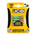 JCB Rechargeable Batteries AAA 900Mah 4 Pack
