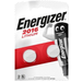 Energizer Button Cell Batteries CR2016 3V Lithium Pack of 2