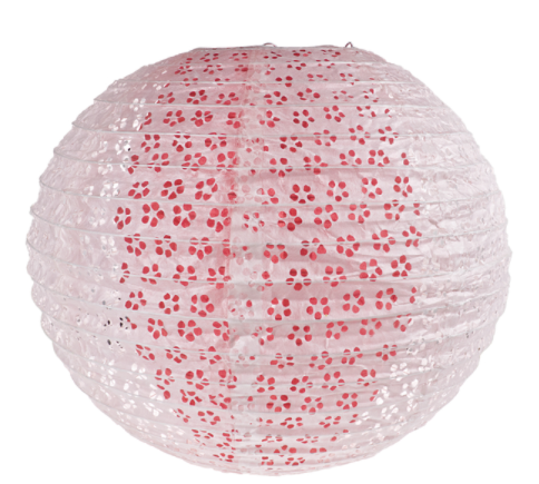 Lacy Paper Lantern 40cm (16") - Fuchsia