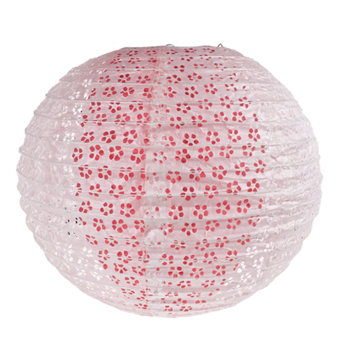 Lacy Paper Lantern 40cm (16") - Fuchsia