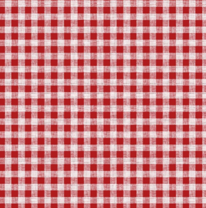 Red gingham pattern wipe clean oilcloth/tablecloth