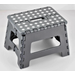 Slate Small Step Stool Folding 29 x 22 x 22cm