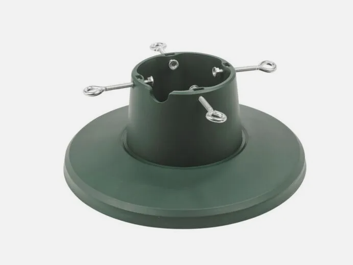 Green christmas tree stand