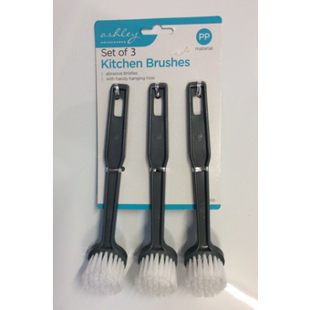 Set Of 3 Kitchen Brushes