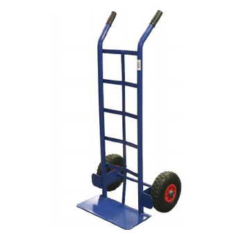 Heavy Duty Sack Truck With Pumped Wheel - Blue