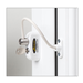 Jackloc Window Restrictor Child Lock - White L21666
