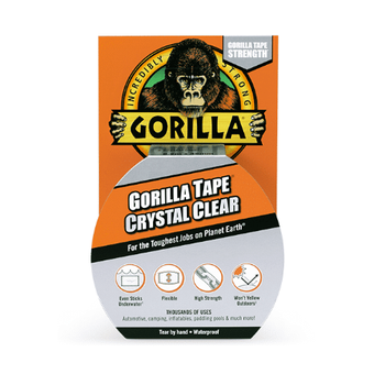 Gorrilla Crystal Clear Repair Tape - 8.2m x 48mm