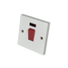 45 Amp 1 Gang Wall Cooker Switch with Neon White